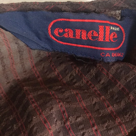 “CANELLE PARIS” Vintage Ruffled Blouse. - Picture 9 of 11